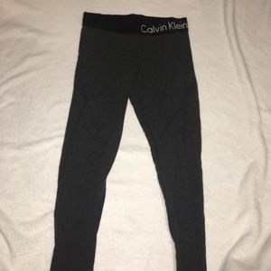 Women’s Heather Grey Calvin Klein Leggings